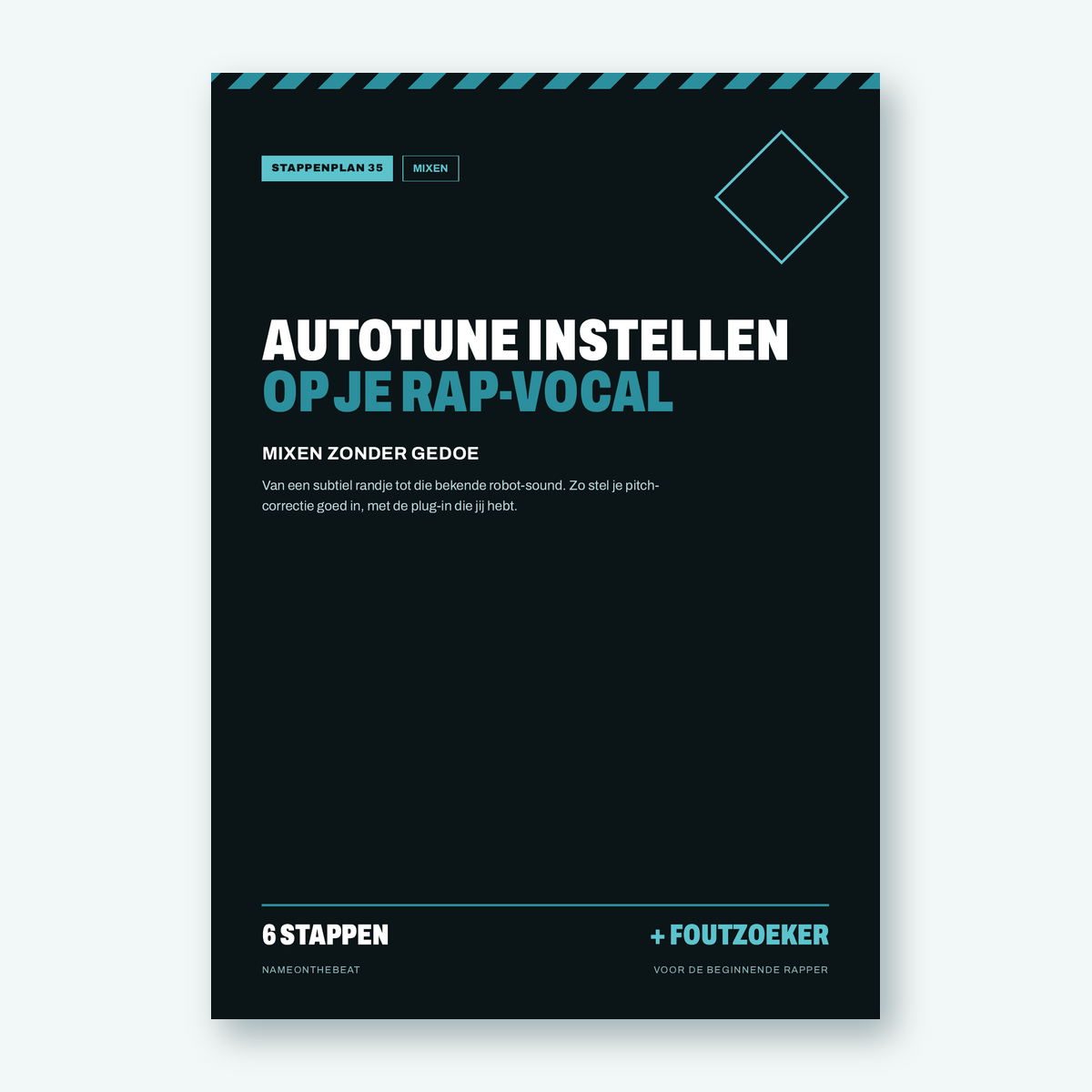 Stappenplan: Autotune instellen op je rap-vocal (voorkant van de PDF)