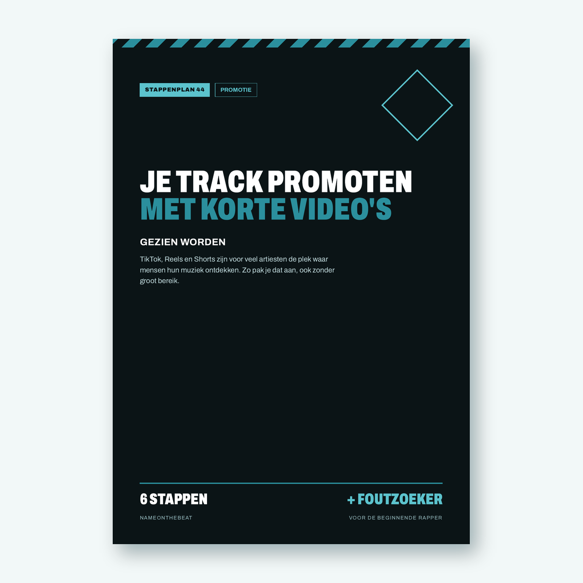 Stappenplan: Je track promoten met korte video's (voorkant van de PDF)
