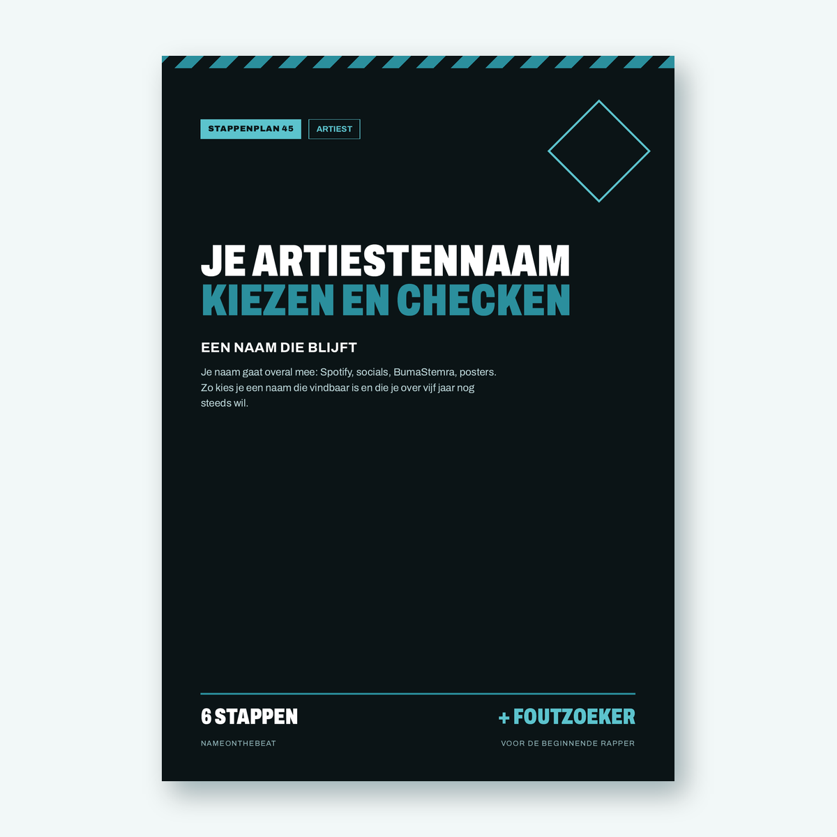 Stappenplan: Je artiestennaam kiezen en checken (voorkant van de PDF)
