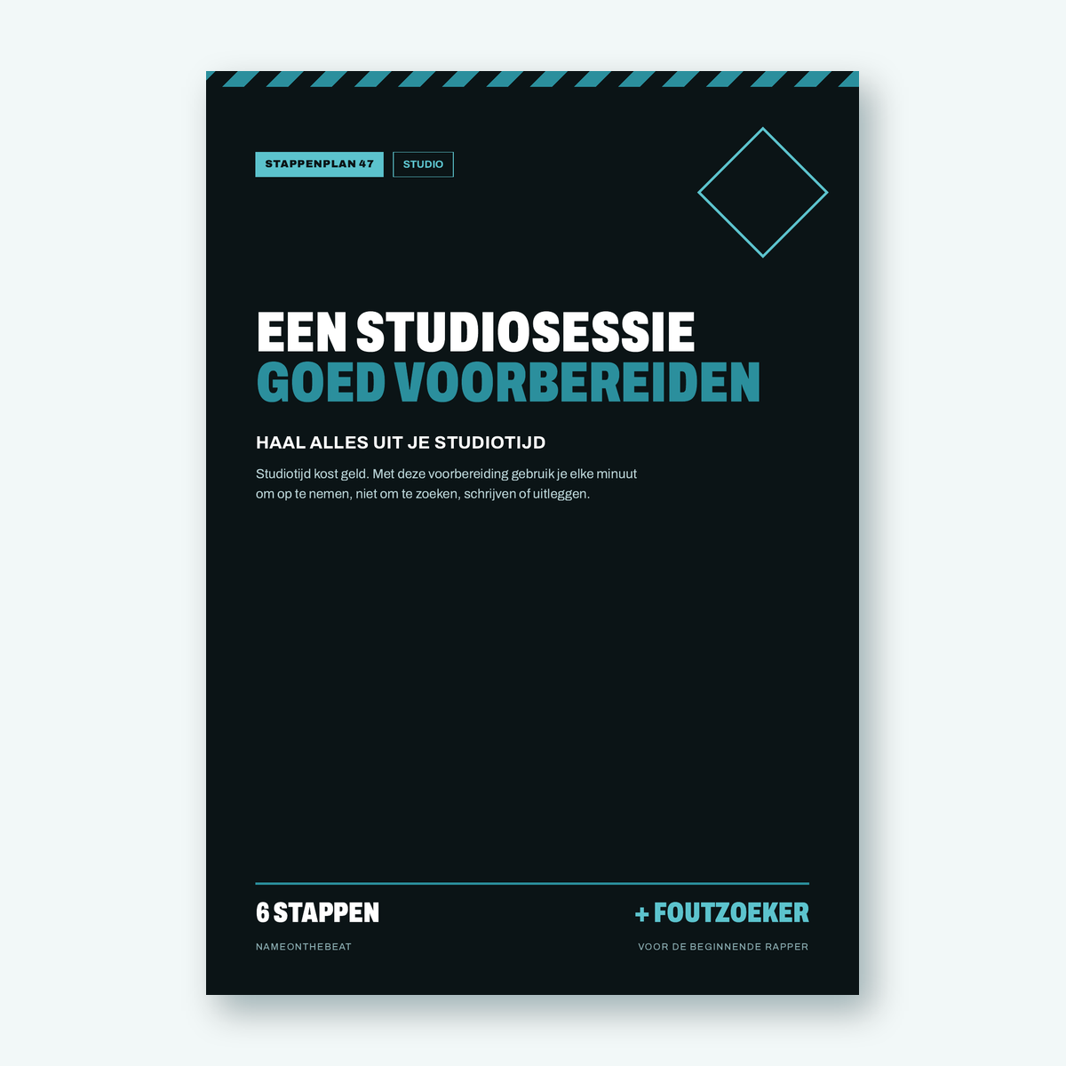 Stappenplan: Een studiosessie goed voorbereiden (voorkant van de PDF)