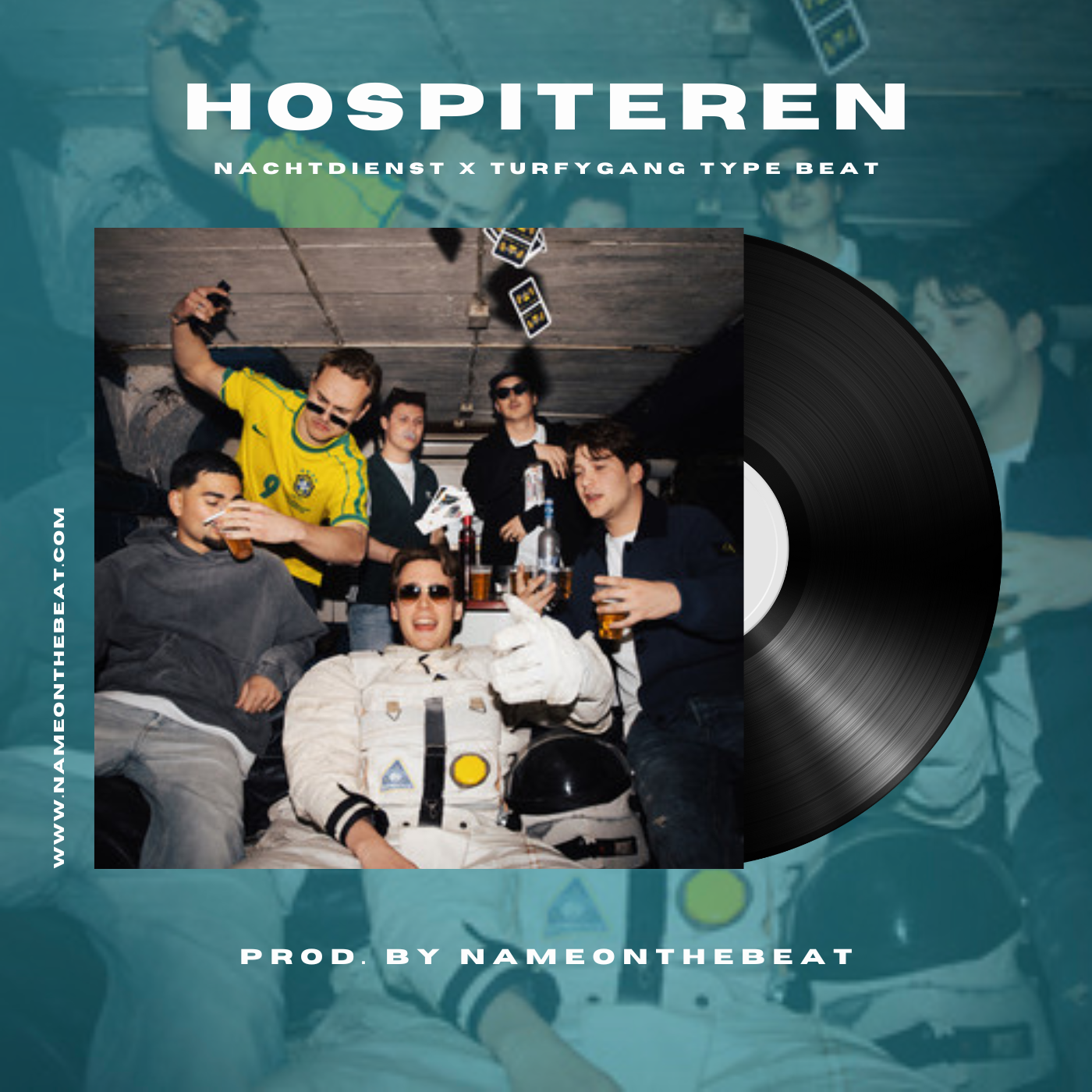 Nachtdienst x Lil Kleine x Turfy Gang Type Beat | "HOSPITEREN" | Studenten House Type Beat