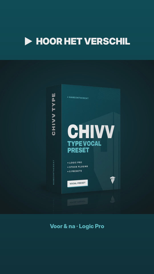 Chivv type vocal preset Logic Pro – voor en na video