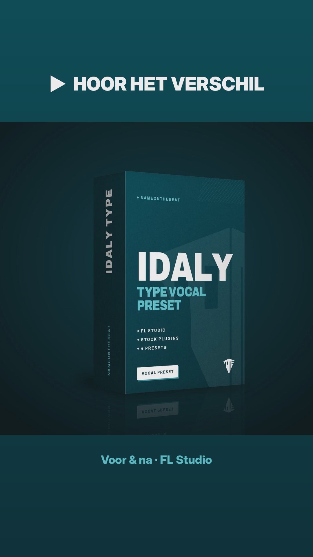 Idaly type vocal preset FL Studio – voor en na video
