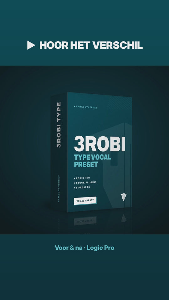 3Robi type vocal preset Logic Pro – voor en na video