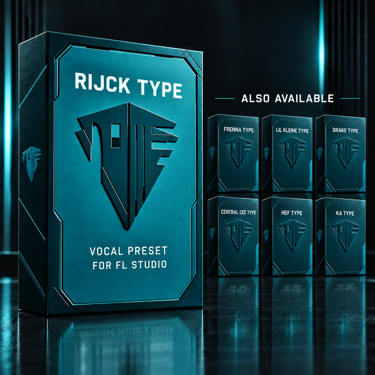 NameOnTheBeat RIJCK TYPE vocal preset box cover