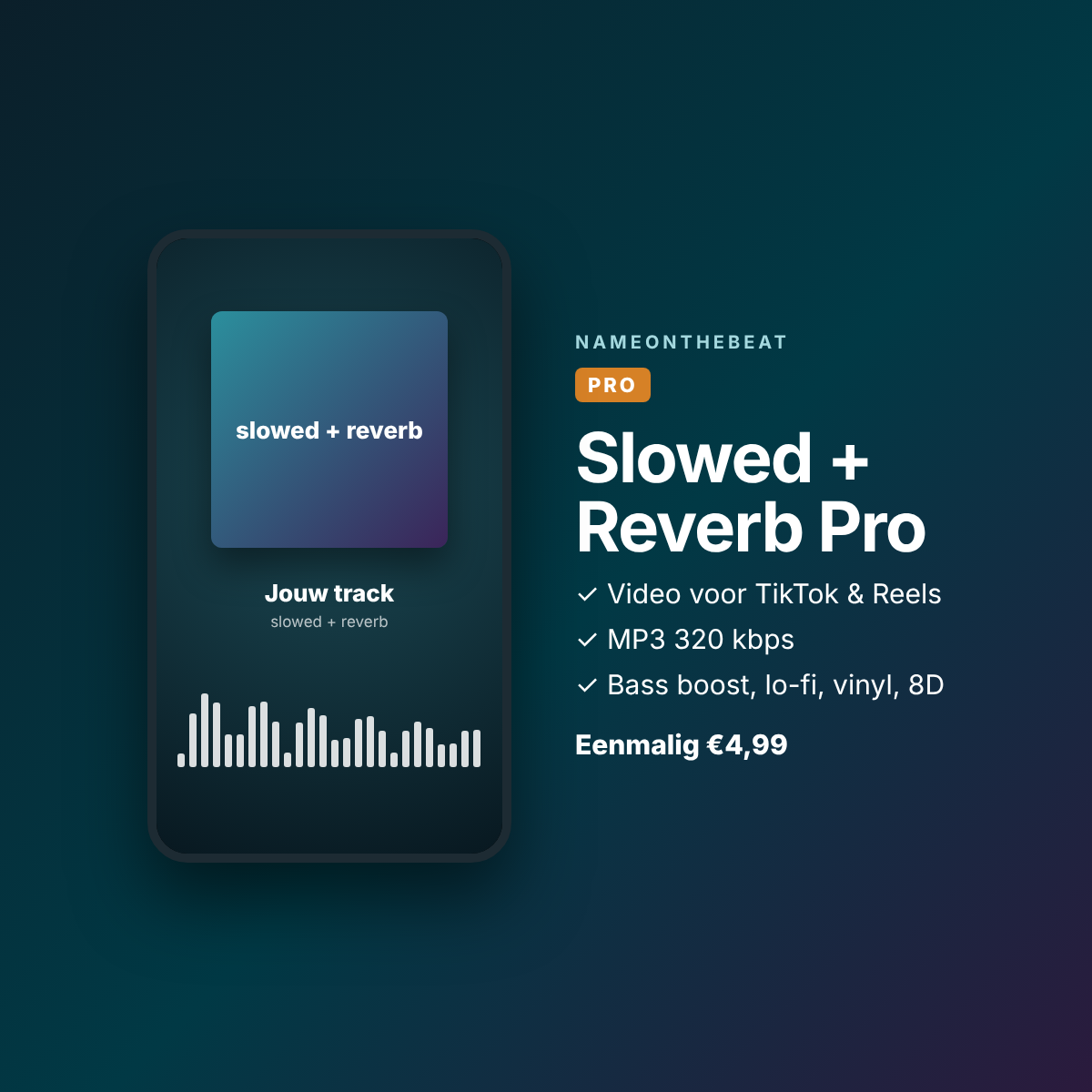 Slowed + Reverb Pro van NameOnTheBeat