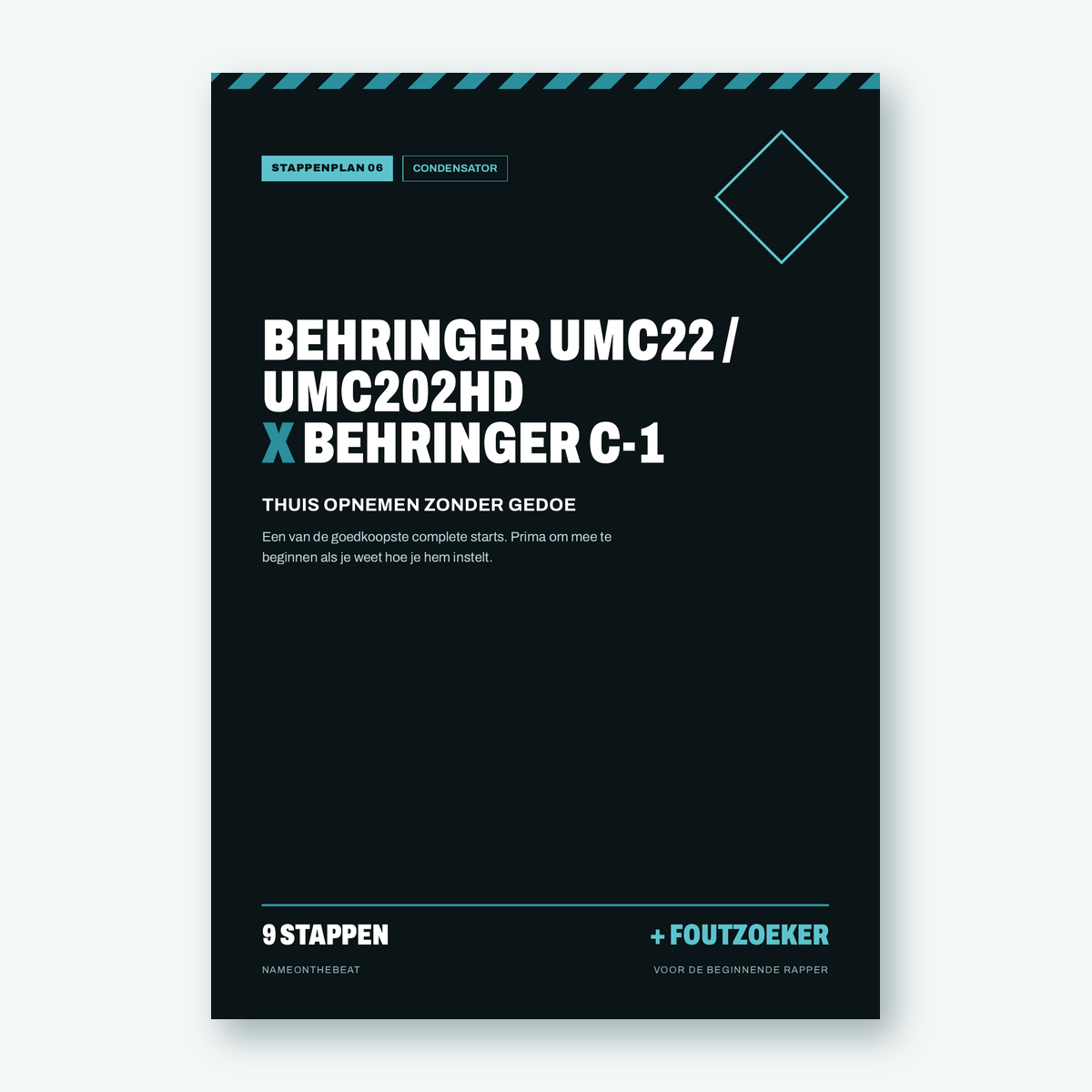 Stappenplan: Opnemen met Behringer UMC22 of UMC202HD en Behringer C-1 (voorkant van de PDF)