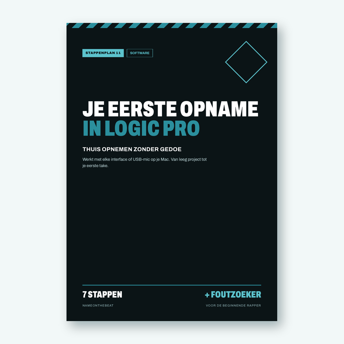 Stappenplan: Je eerste vocal opnemen in Logic Pro (voorkant van de PDF)