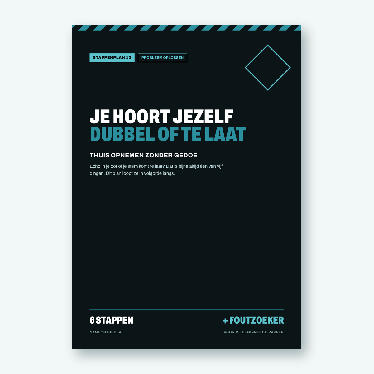 Stappenplan: Jezelf dubbel of te laat horen tijdens opnemen oplossen (voorkant van de PDF)
