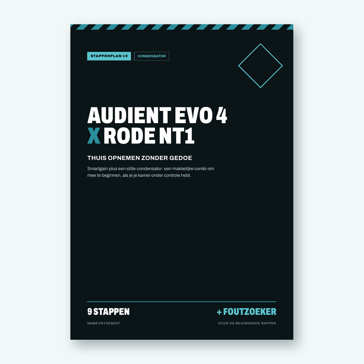Stappenplan: Opnemen met Audient EVO 4 en Rode NT1 (voorkant van de PDF)
