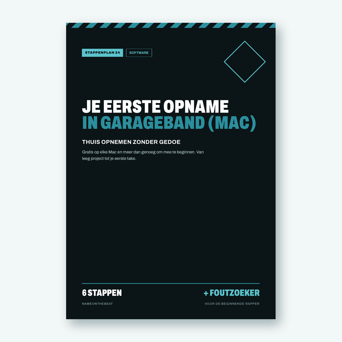 Stappenplan: Je eerste vocal opnemen in GarageBand (Mac) (voorkant van de PDF)