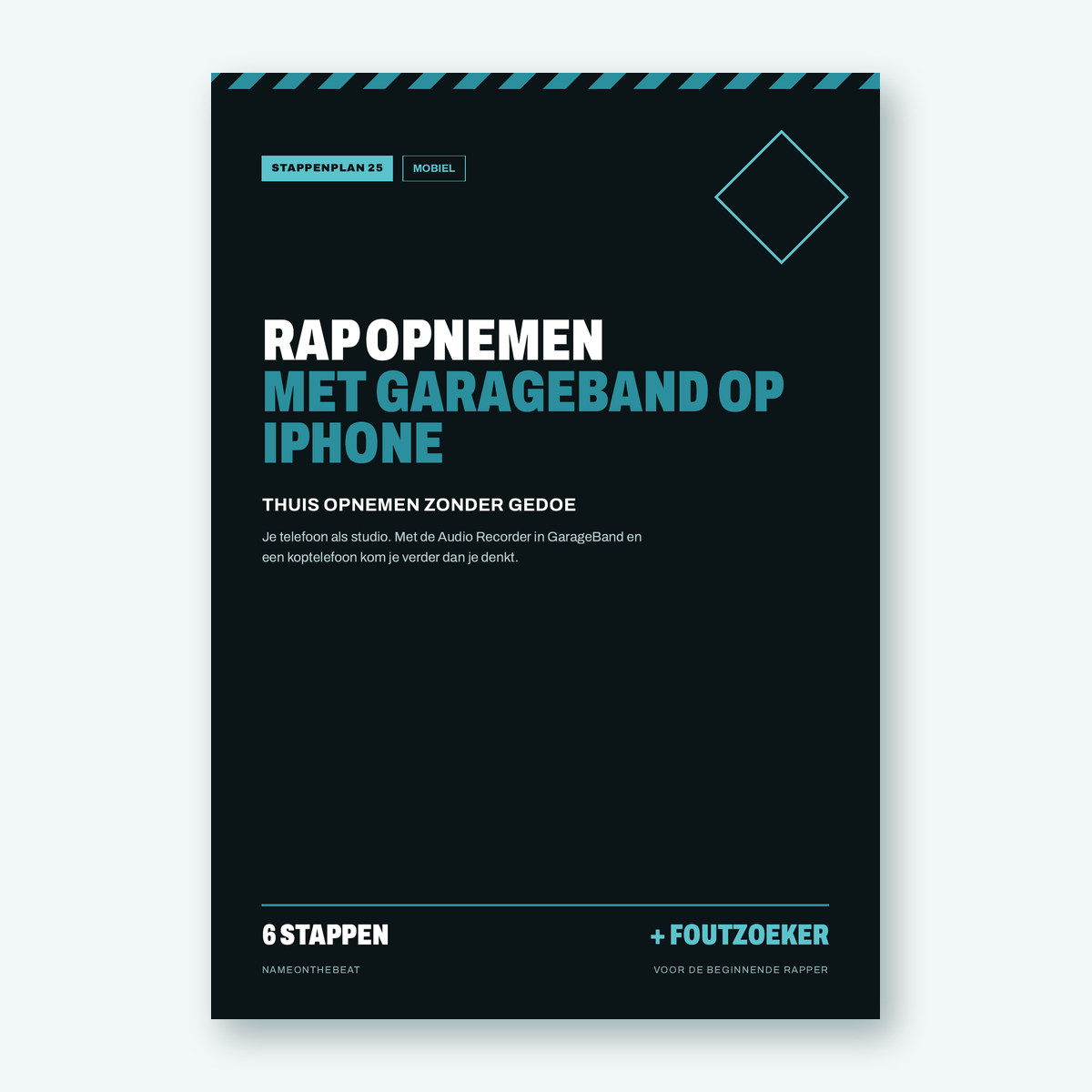 Stappenplan: Rap opnemen met GarageBand op iPhone (voorkant van de PDF)