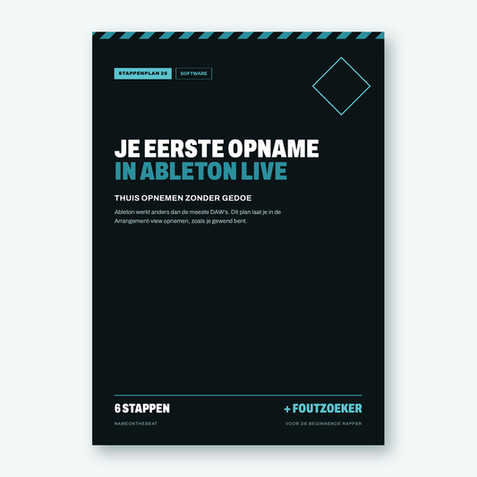 Stappenplan: Je eerste vocal opnemen in Ableton Live (voorkant van de PDF)