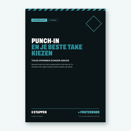 Stappenplan: Punch-in en je beste take kiezen (voorkant van de PDF)