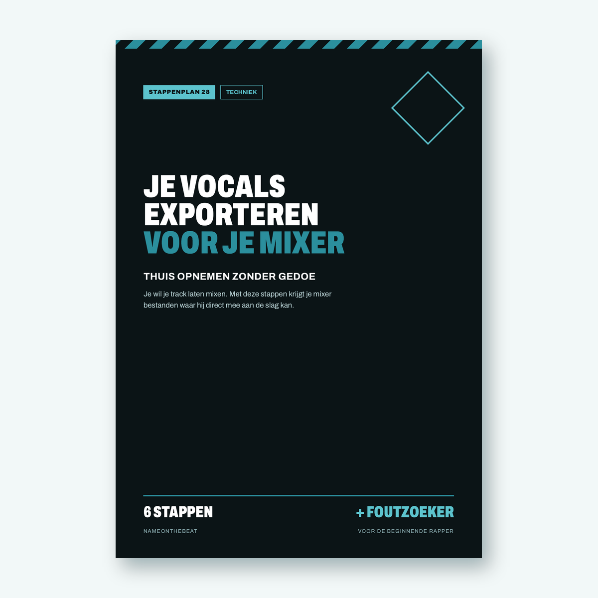 Stappenplan: Je vocals exporteren voor je mixer (voorkant van de PDF)