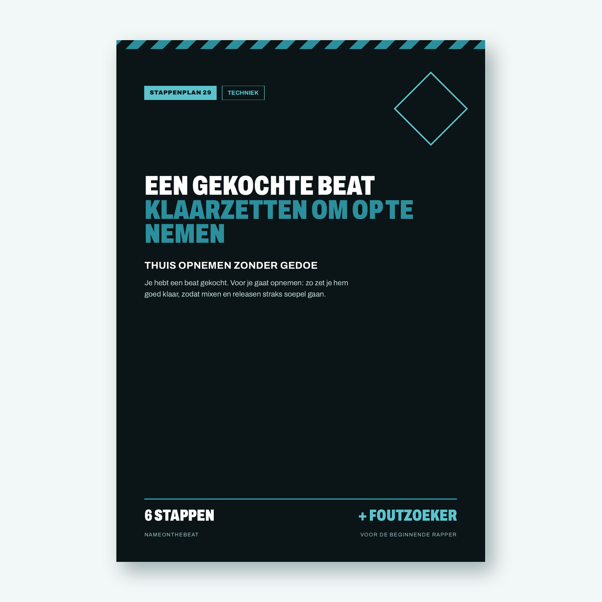 Stappenplan: Een gekochte beat klaarzetten om op te nemen (voorkant van de PDF)