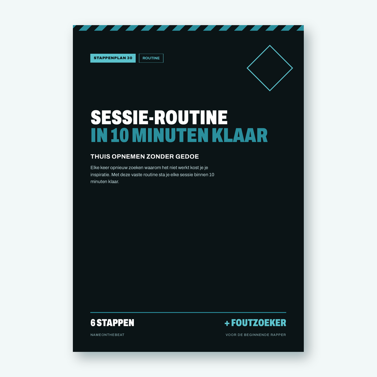 Stappenplan: Sessie-routine, in 10 minuten klaar om op te nemen (voorkant van de PDF)
