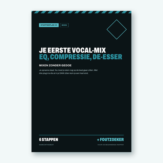 Stappenplan: Je eerste vocal-mix (voorkant van de PDF)