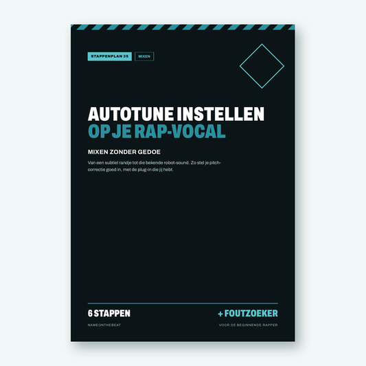 Stappenplan: Autotune instellen op je rap-vocal (voorkant van de PDF)