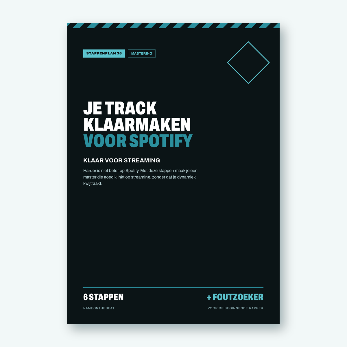 Stappenplan: Je track klaarmaken voor Spotify (voorkant van de PDF)