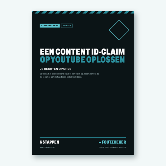 Stappenplan: Een Content ID-claim op YouTube oplossen (voorkant van de PDF)
