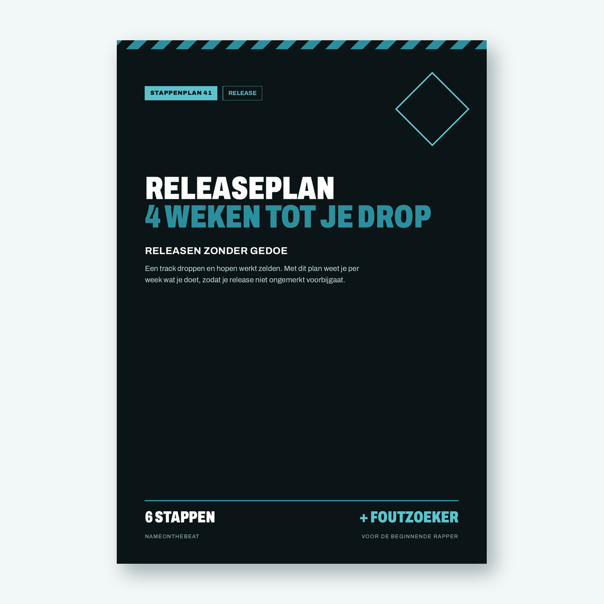 Stappenplan: Releaseplan, 4 weken tot je drop (voorkant van de PDF)