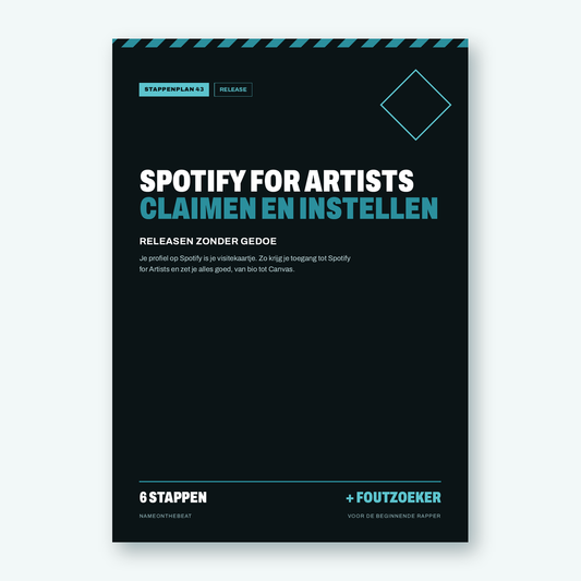 Stappenplan: Spotify for Artists claimen en instellen (voorkant van de PDF)