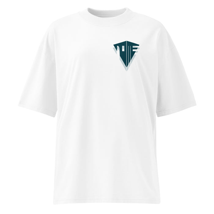 NAMEONTHEBEAT | Oversized Logo Tee – Wit